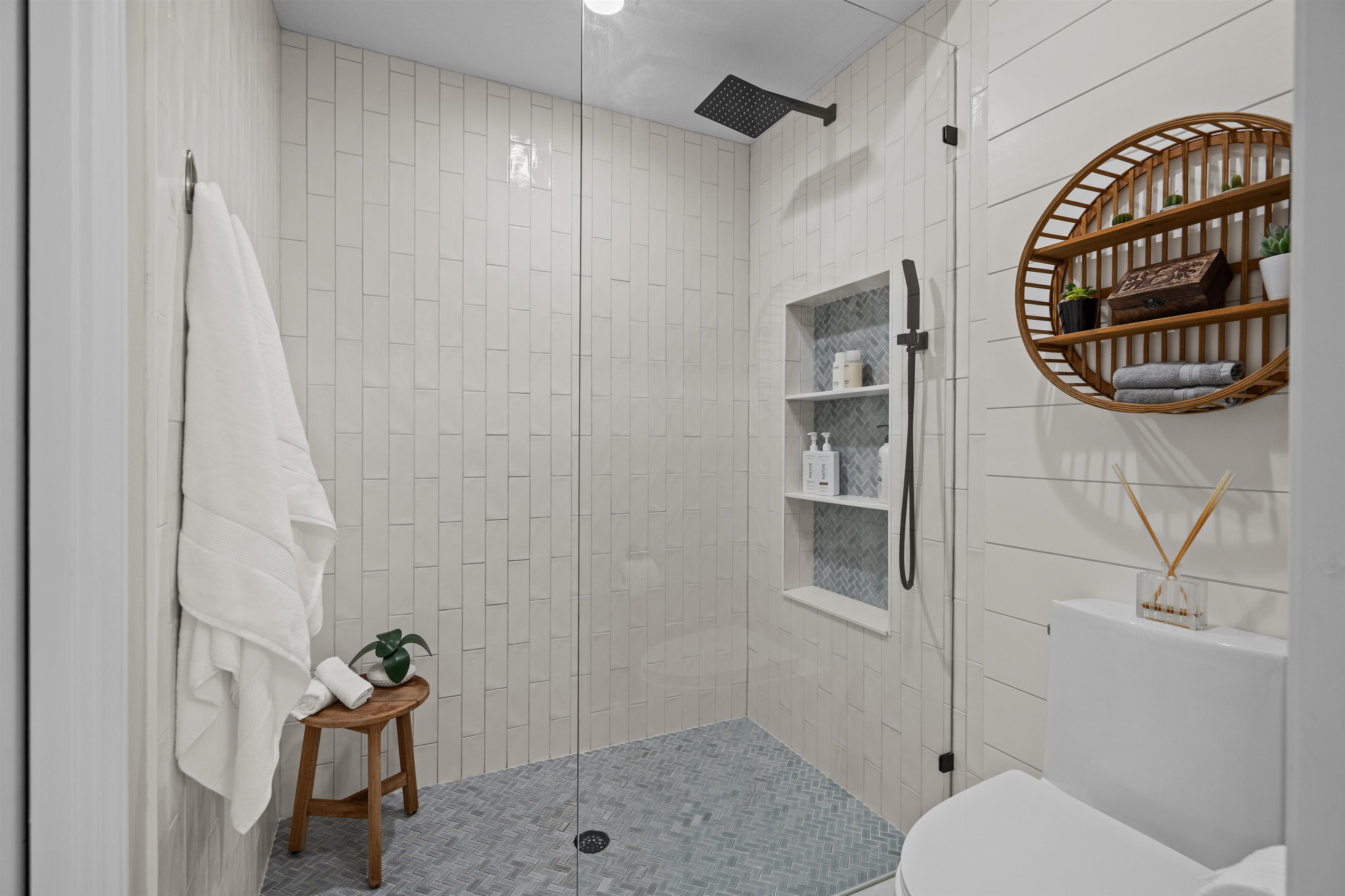 912 Sandy Beach Circle St. Augustine, FL 32080 - Photo 47 of 71 a bathroom with a toilet and a shower