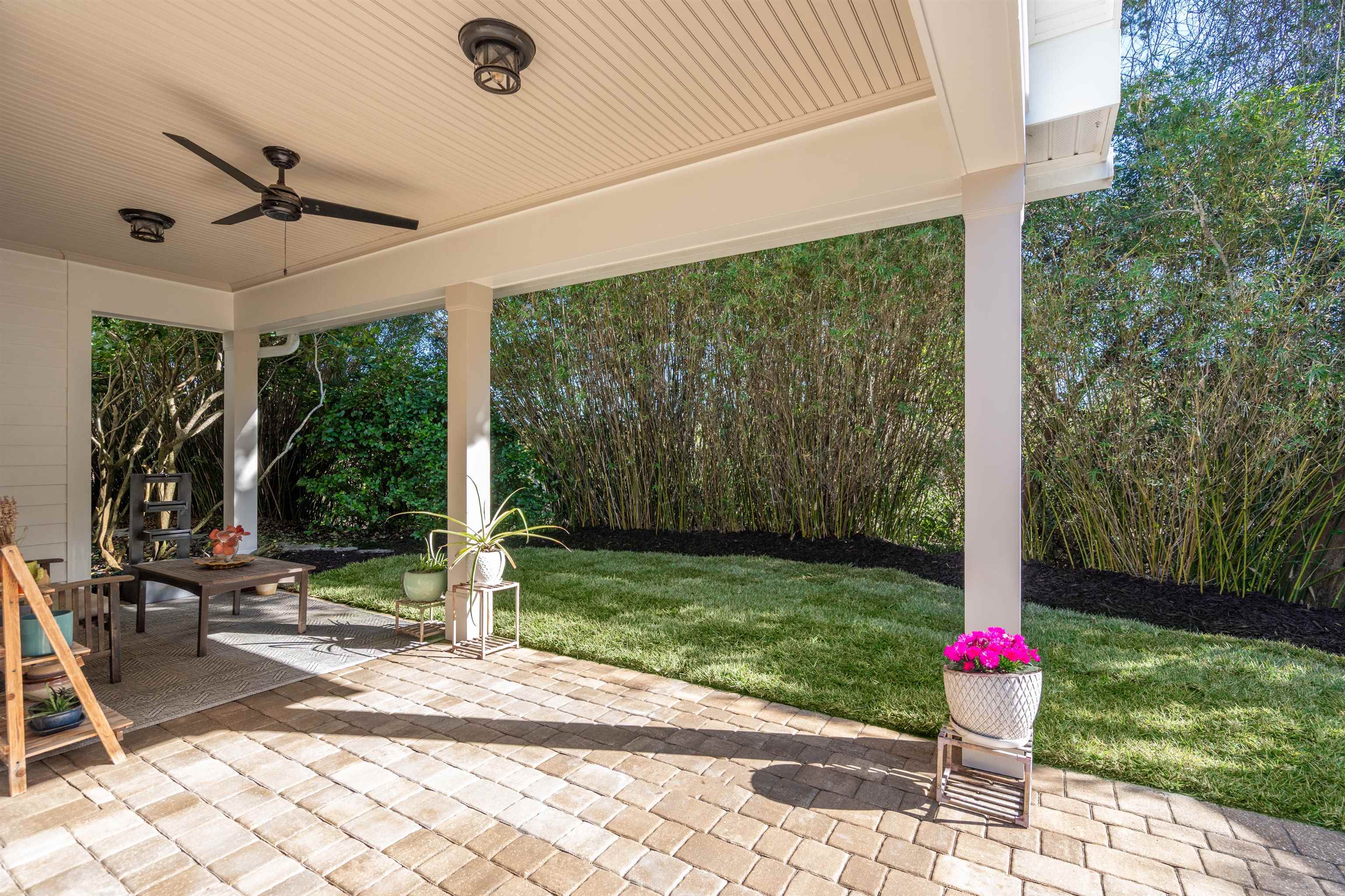 912 Sandy Beach Circle St. Augustine, FL 32080 - Photo 6 of 71 View of patio with ceiling fan