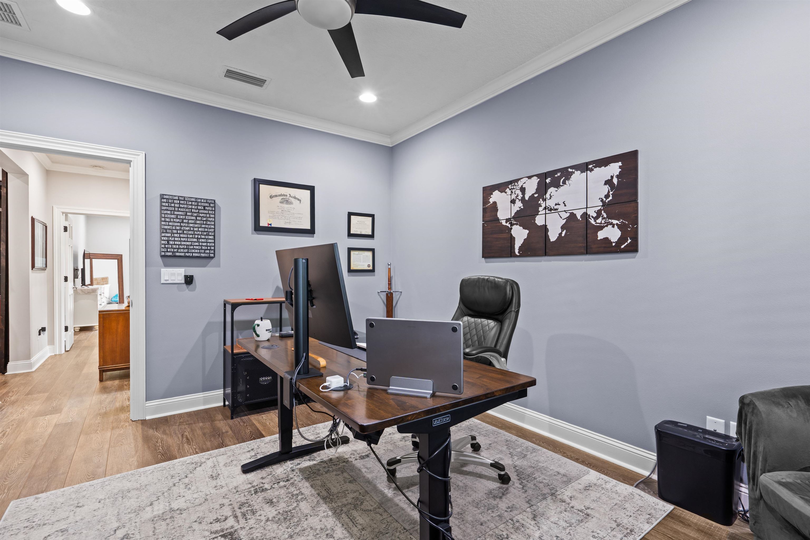 912 Sandy Beach Circle St. Augustine, FL 32080 - Photo 61 of 71 a view of a workspace with furniture