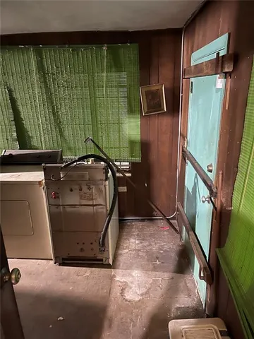 a view of water heater room