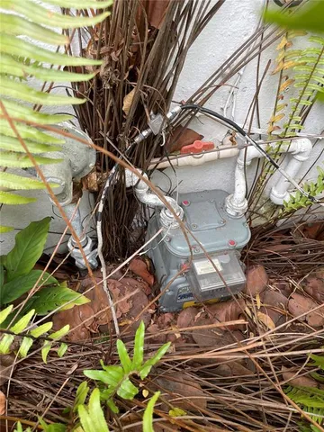 a view of a balcony with furniture