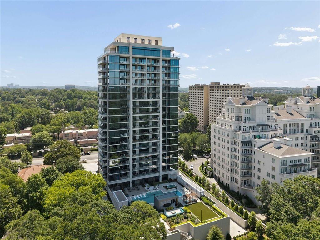 2520 Peachtree Road, Unit 603 Atlanta, GA 30305 - Photo 81 of 91 a view of a city with tall buildings