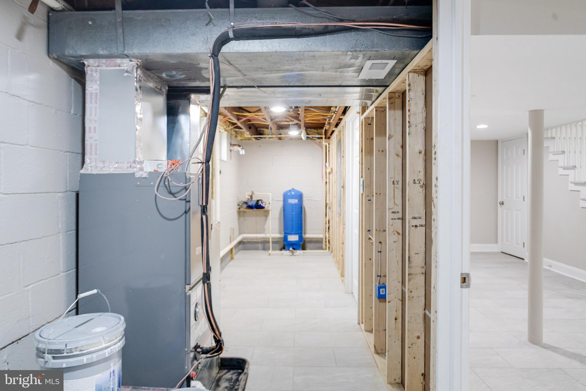 733 Reckord Road Fallston, MD 21047 - Photo 56 of 71 a view of a hallway with wooden shelves