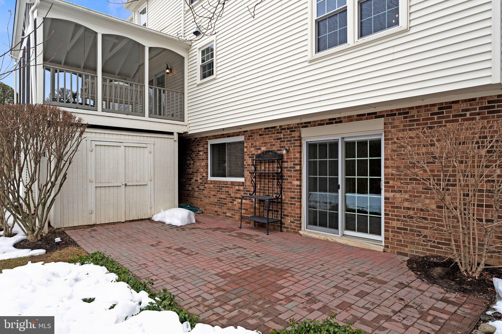 10500 Mt Sunapee Road Vienna, VA 22182 - Photo 41 of 52 Brick patio & storage shed off walk-out Lower lvl