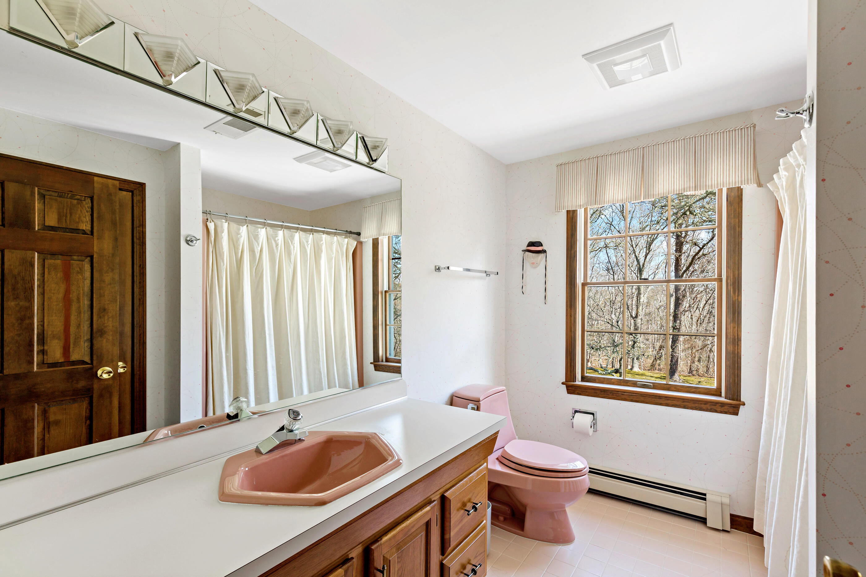 5 Shepherds Quay Brewster, MA 02631 - Photo 47 of 67 a bathroom with a granite countertop sink a toilet a mirror and shower