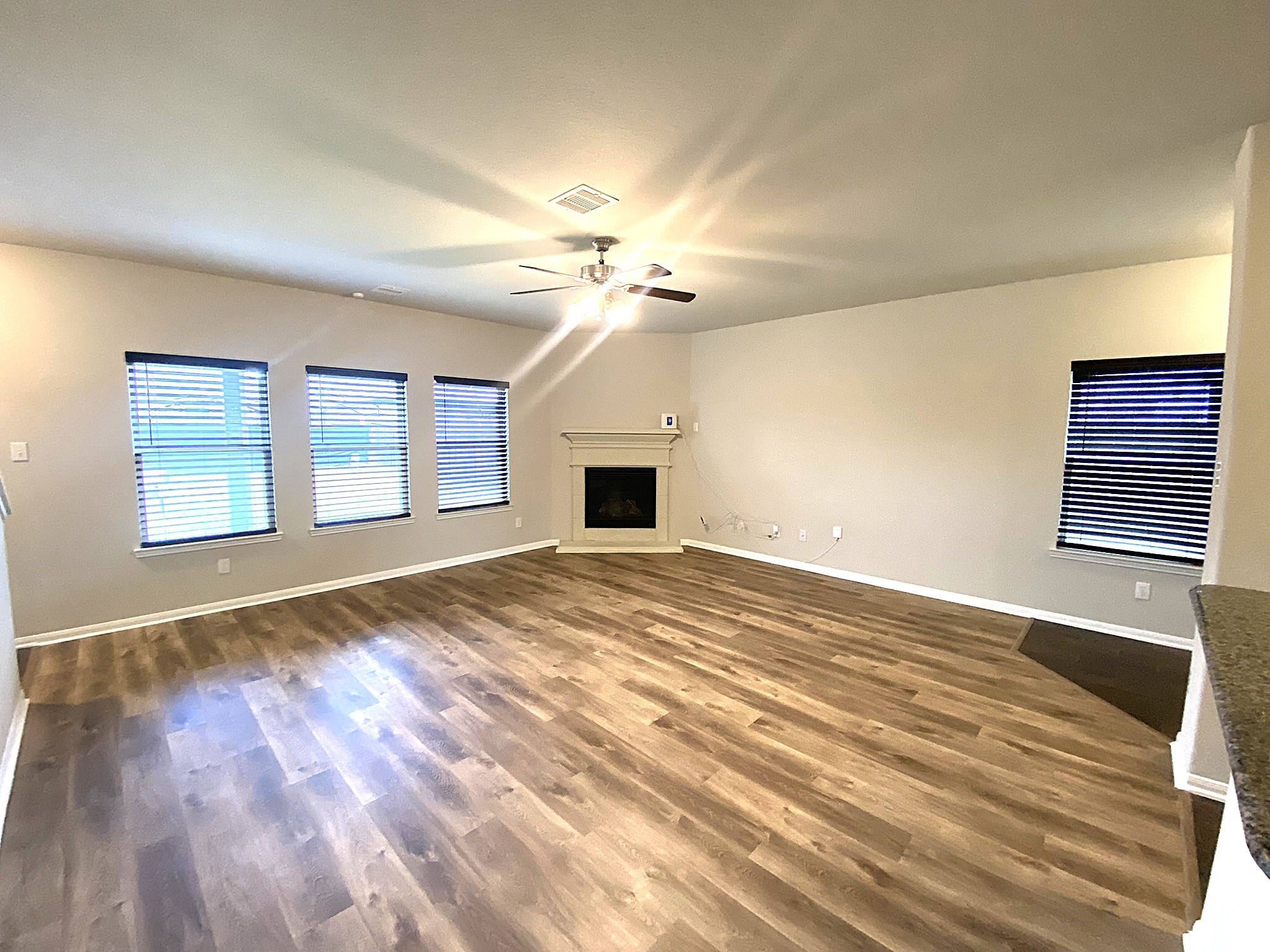 4323 Lotus Dale Dr Spring Spring, TX 77373 - Photo 4 of 29 Gas Corner Fireplace accents this large Living Room