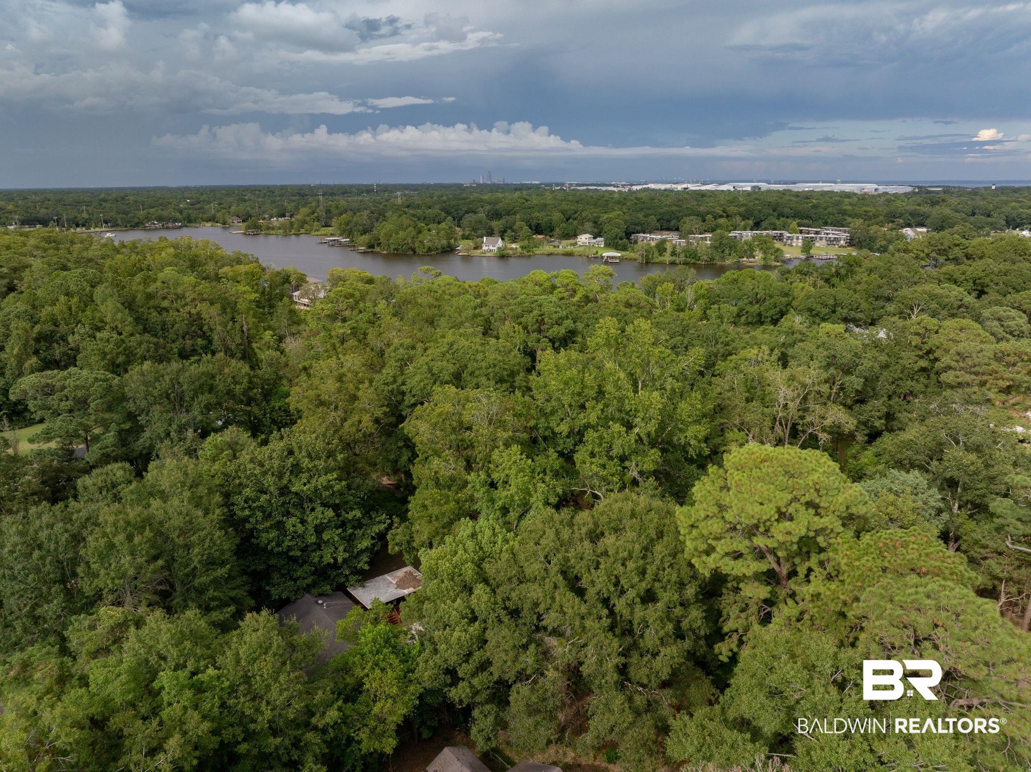2318 Burgett Road Mobile, AL 36605 - Photo 22 of 26 Bird's eye view with a water view