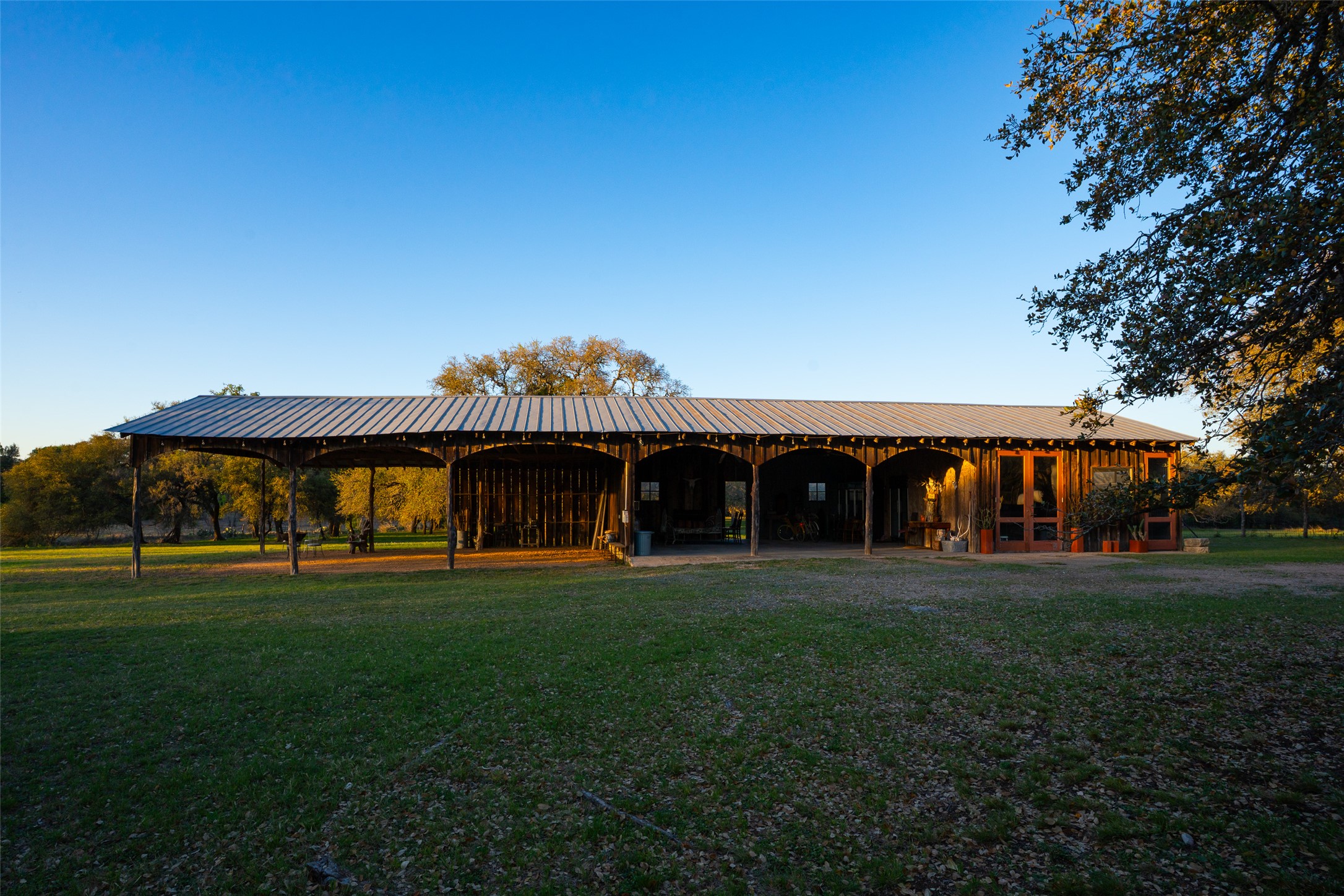 1294 Crabapple Road Blanco, TX 78606 - Photo 22 of 38 Catering kitchen for gatherings; could be closed in for other retreat uses