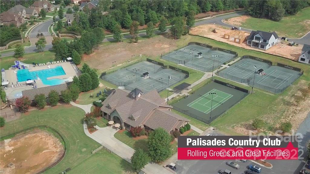 17138 Sand Bank Road, Unit 381 Charlotte, NC 28278 - Photo 8 of 8 an aerial view of a house with outdoor space