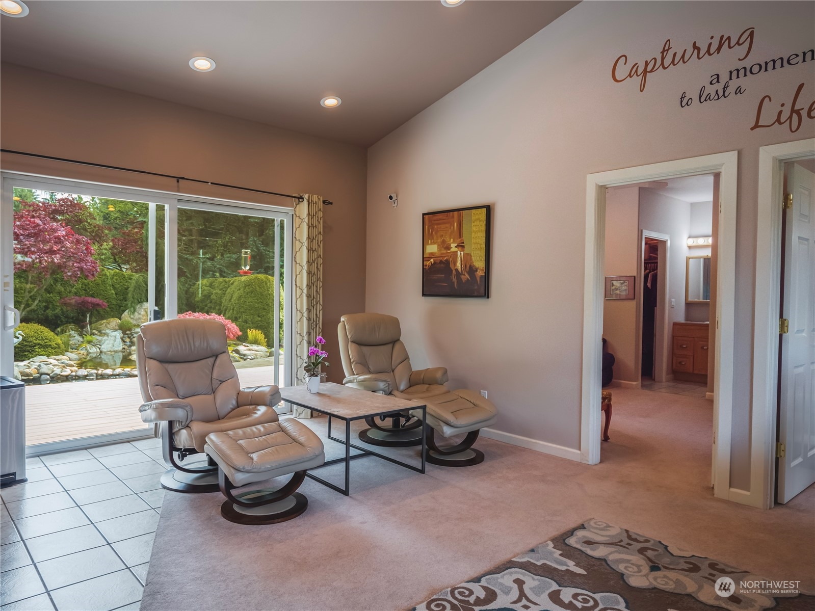 7801 Westlund Road Arlington, WA 98223 - Photo 8 of 39 a living room with furniture and a large window