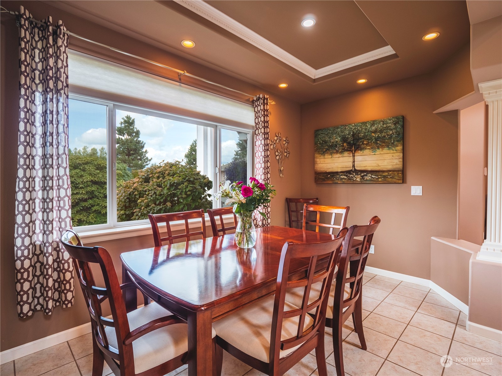 7801 Westlund Road Arlington, WA 98223 - Photo 9 of 39 a dining room with furniture and window