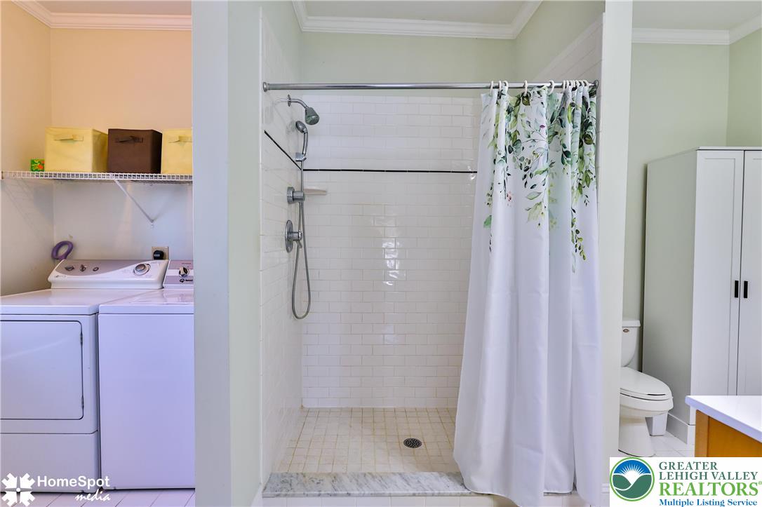 5500 Ayers Road Easton, PA 18040 - Photo 16 of 56 Main - MBR Bathroom with Ground Level Shower