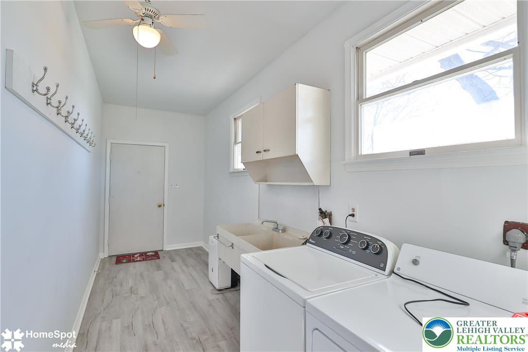 5500 Ayers Road Easton, PA 18040 - Photo 34 of 56 a view of storage and utility room with washer and dryer