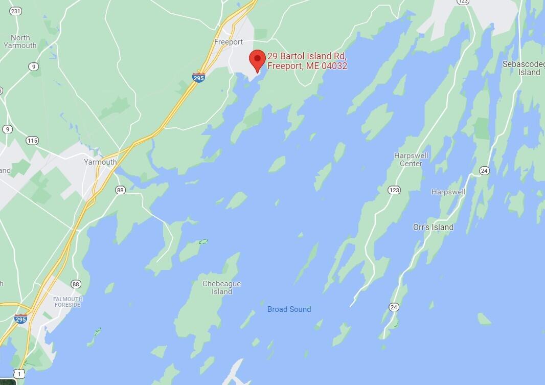 29 Bartol Island Road Freeport, ME 04032 - Photo 33 of 34 29 Bartol Island Map