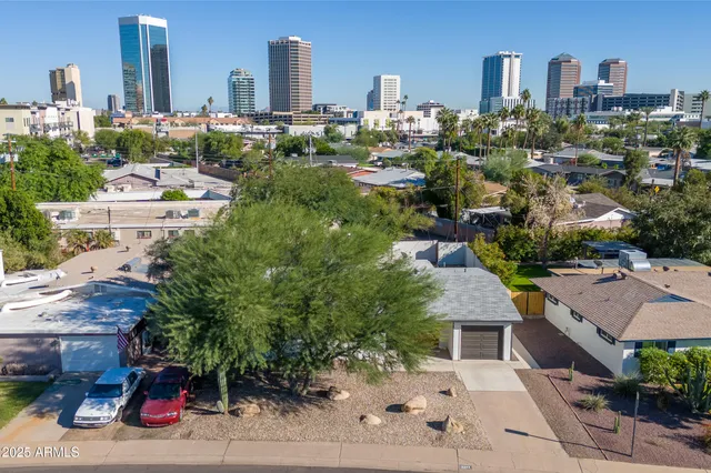 a front view of a house with a patio