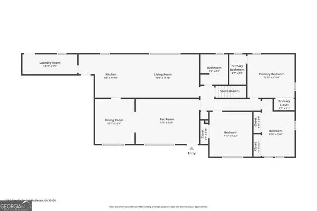 a picture of a floor plan