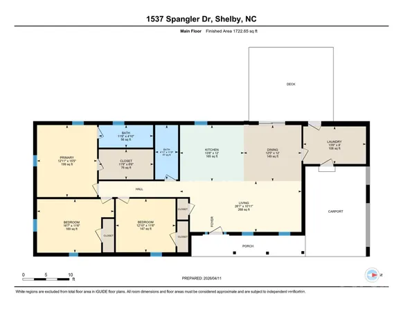$305,000 | 1537 Spangler Drive, Shelby, NC 28150