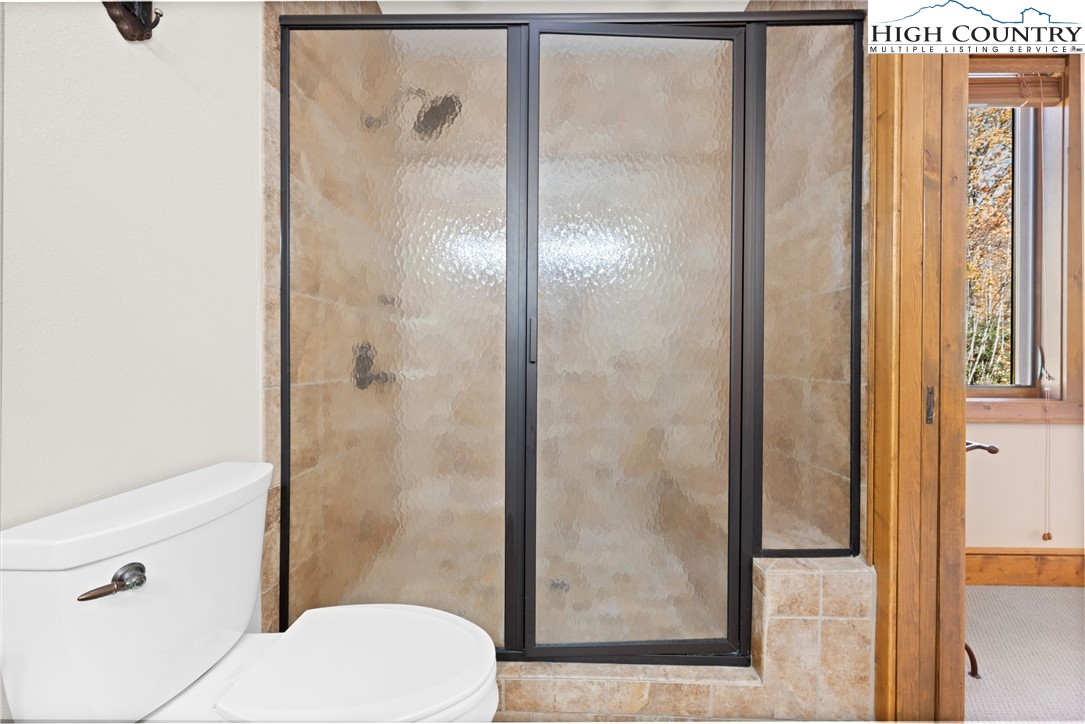 138 Springhouse Drive, Unit C2 Elk Park, NC 28622 - Photo 20 of 44 a bathroom with a shower and a toilet