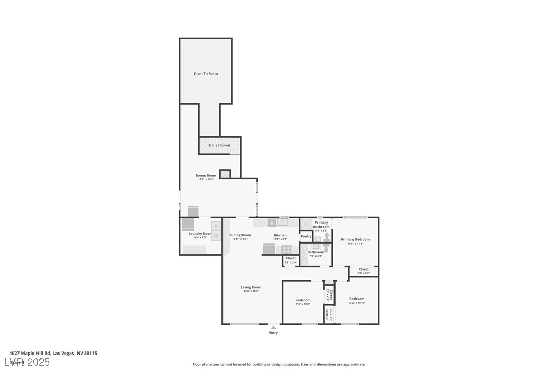 4027 Maple Hill Road Las Vegas, NV 89115 - Photo 46 of 46 View of property floor plan