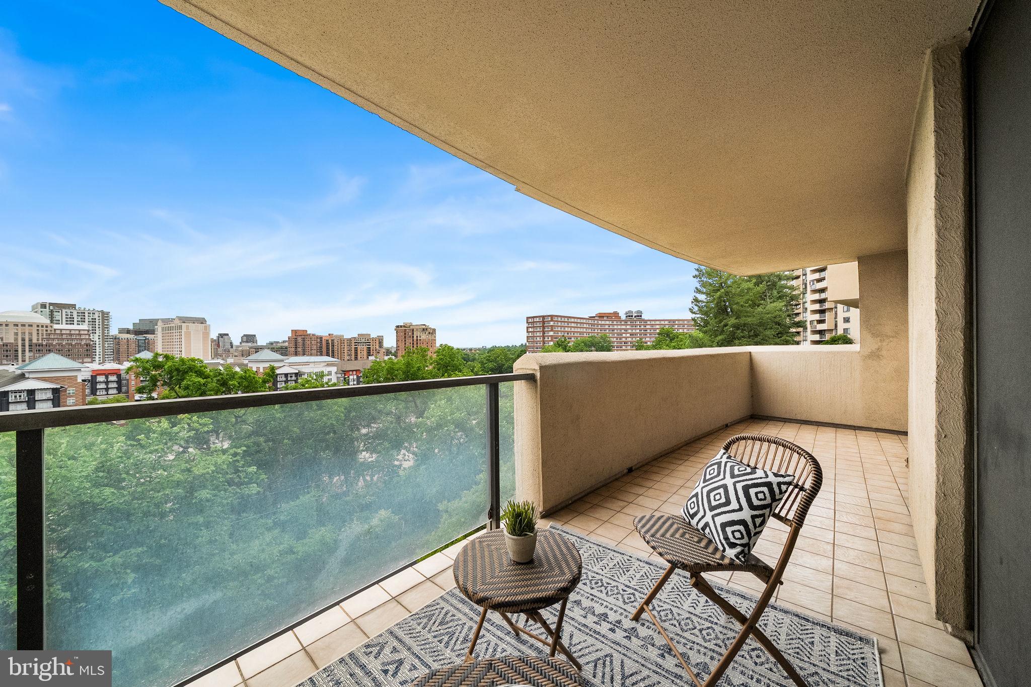 1101 South Arlington Ridge Road, Unit 212 Arlington, VA 22202 - Photo 52 of 93 Private expansive deck with stunning views