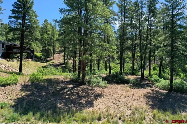 an aerial view of residential houses with outdoor space and street view