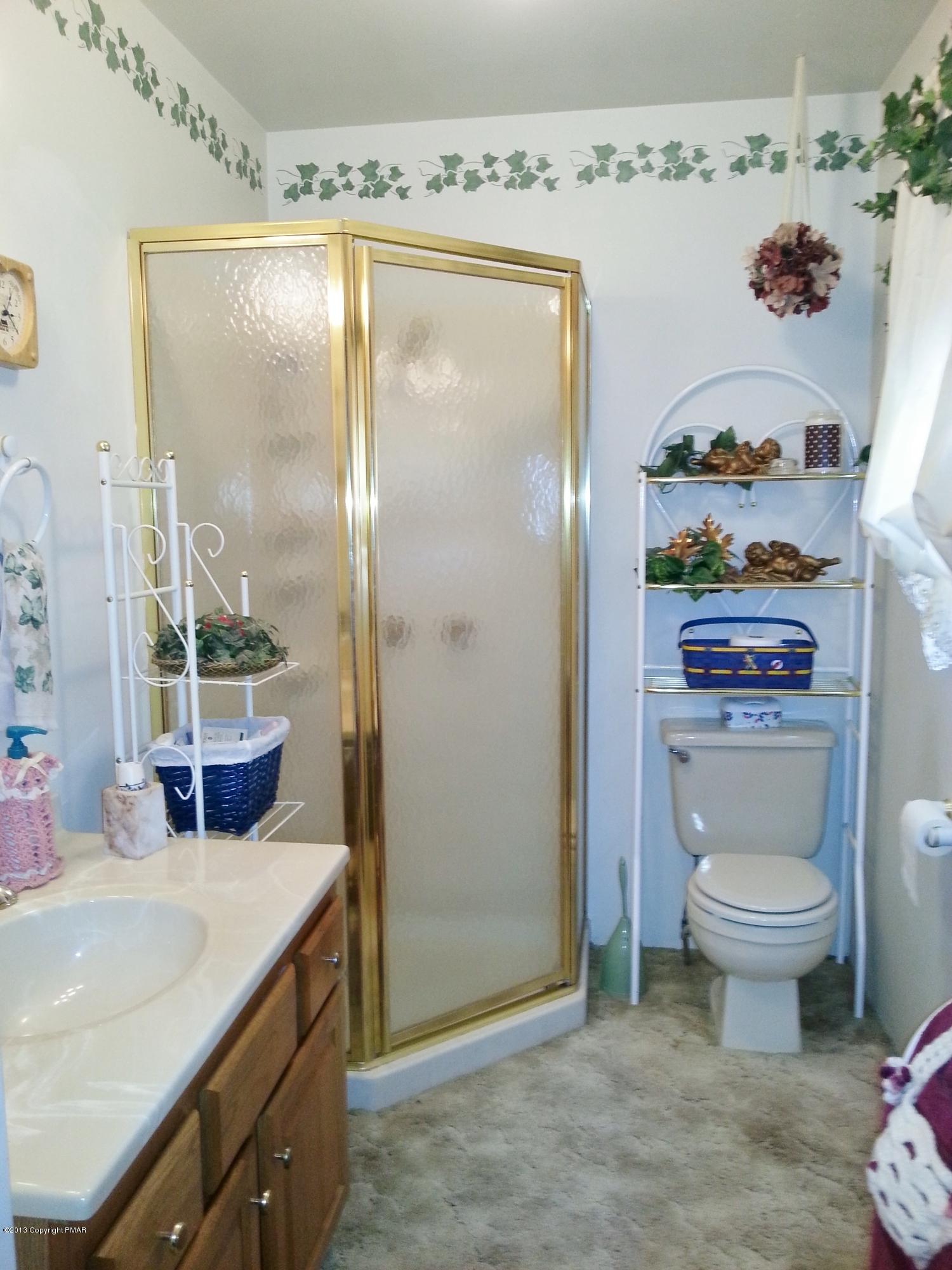 2187 Shafer Road Stroudsburg, PA 18360 - Photo 13 of 29 a bathroom with a sink a toilet and shower