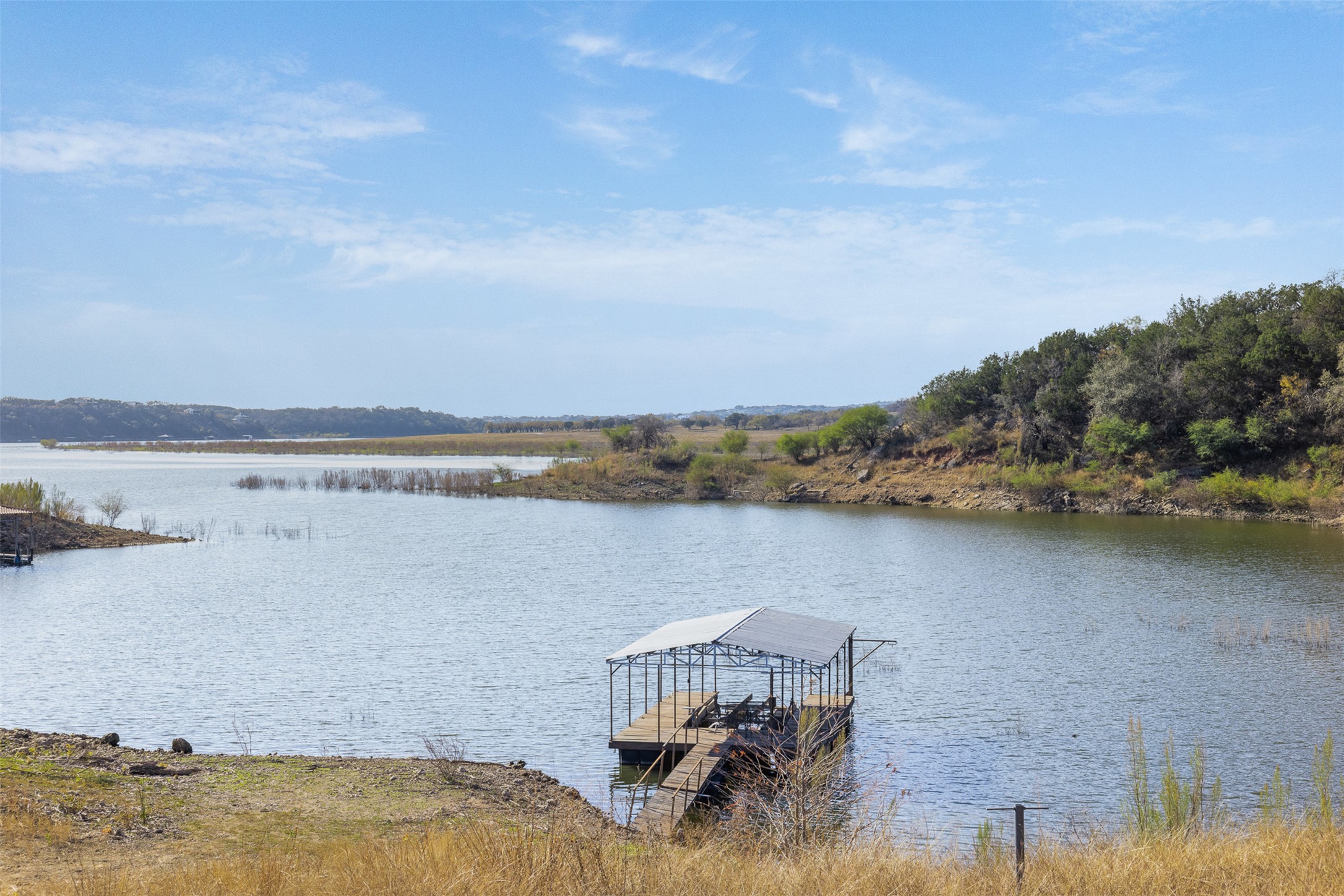27701 Turner Ranch Road Marble Falls, TX 78654 - Photo 27 of 40 Dock featuring a water view