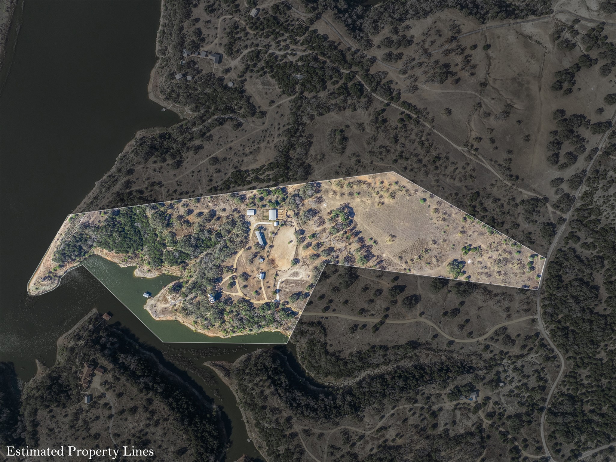 27701 Turner Ranch Road Marble Falls, TX 78654 - Photo 35 of 40 Aerial view of property's location