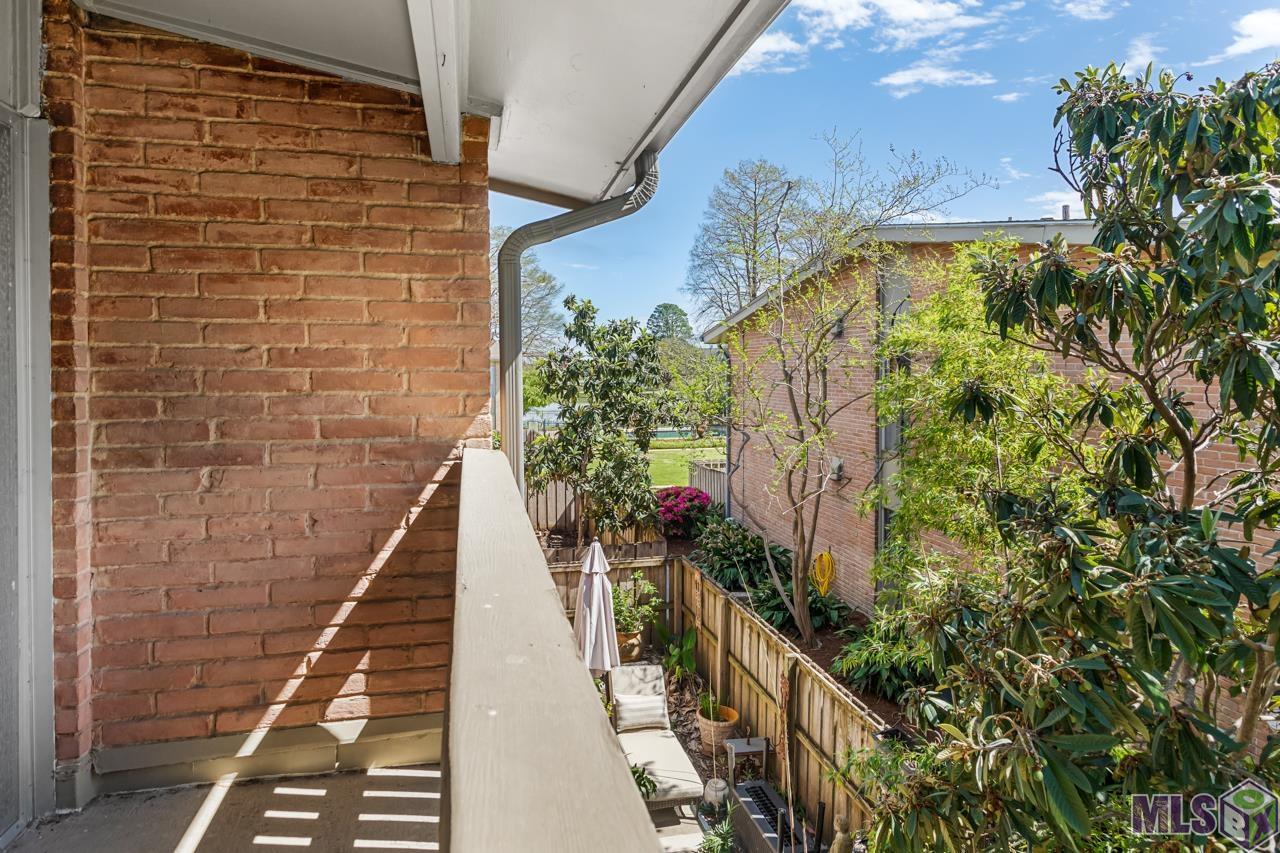 2800 July Street, Unit 28 Baton Rouge, LA 70808 - Photo 15 of 15 Nice View from the Balcony Patio!