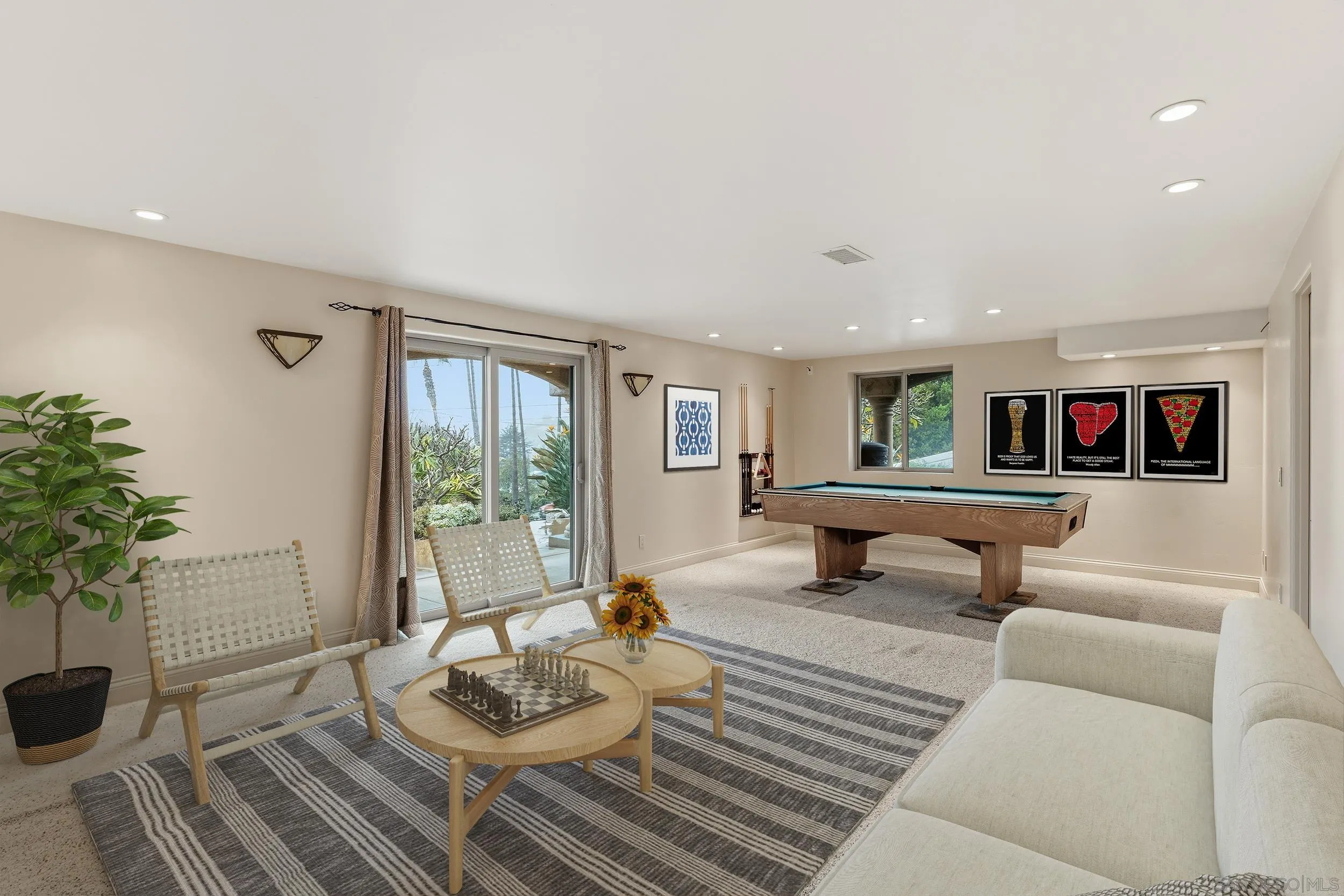 11020 Explorer Road El Cajon, CA 92020 - Photo 12 of 29 a living room with furniture and a potted plant