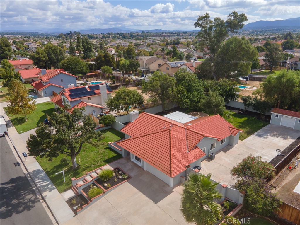 45800 Classic Way Temecula, CA 92592 - Photo 55 of 61 an aerial view of a house with a garden