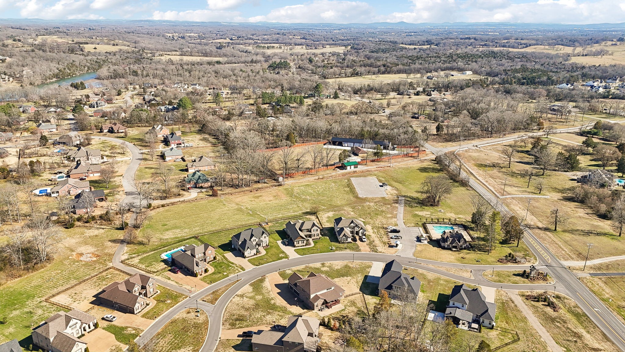 109 Watermill Lane Lebanon, TN 37087 - Photo 30 of 69 an aerial view of residential building with parking space