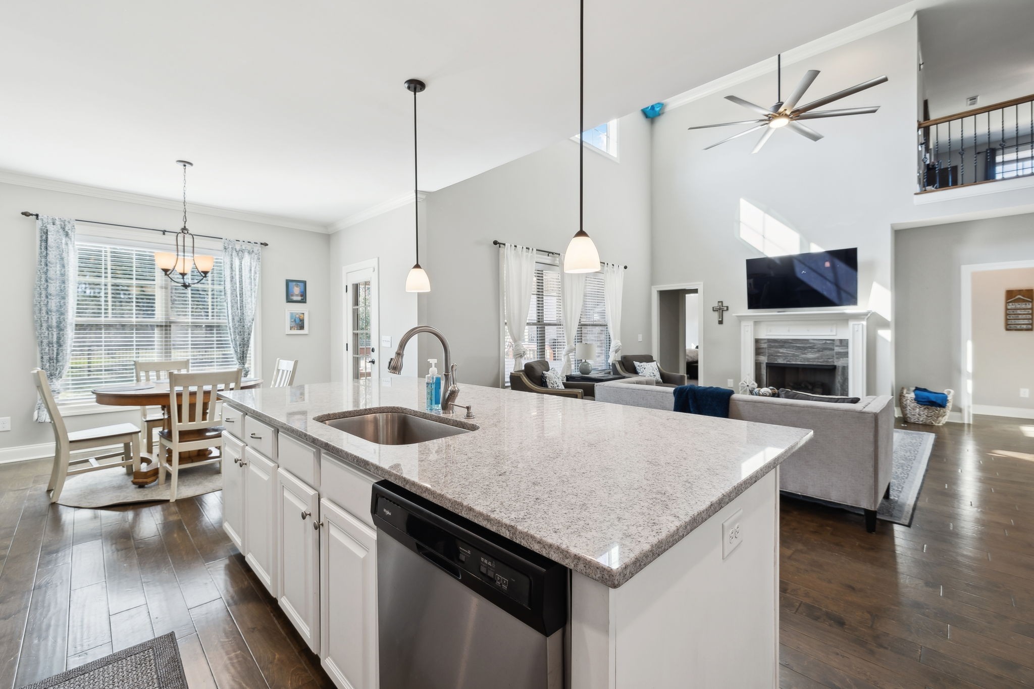 109 Watermill Lane Lebanon, TN 37087 - Photo 9 of 69 a kitchen with sink a center island and stainless steel appliances