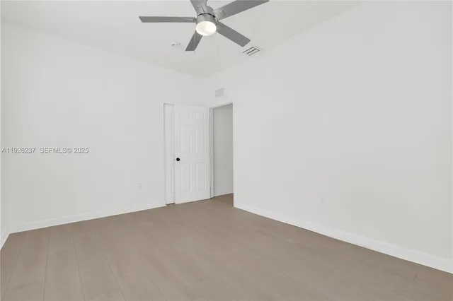 a view of an empty room