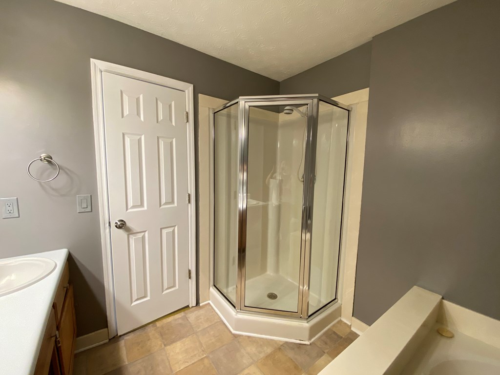 501 Hardy Road LaGrange, GA 30241 - Photo 19 of 37 a view of a bathroom with a glass door