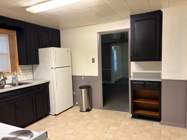 2356 West Riverside Drive Salem, VA 24153 - Photo 16 of 22 a kitchen with a refrigerator and cabinets