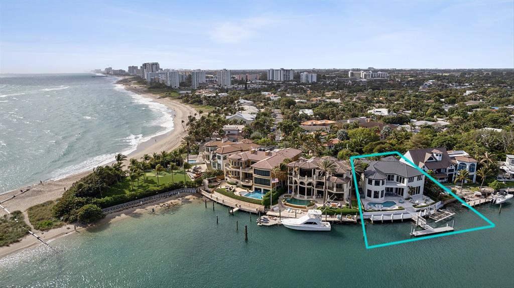 2400 Bay Drive Pompano Beach, FL 33062 - Photo 2 of 55 an aerial view of a house with a garden