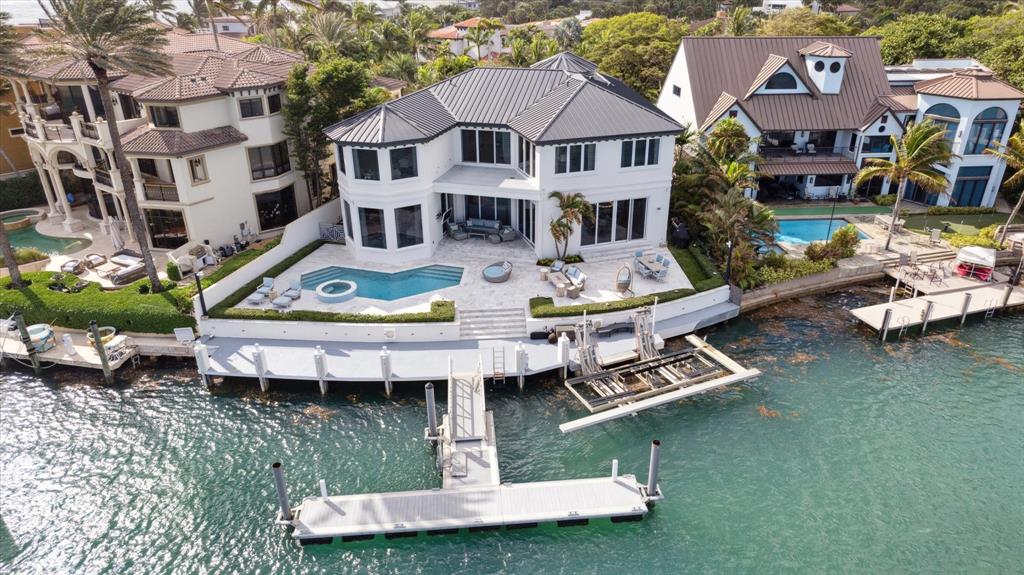 2400 Bay Drive Pompano Beach, FL 33062 - Photo 4 of 55 an aerial view of a house with swimming pool