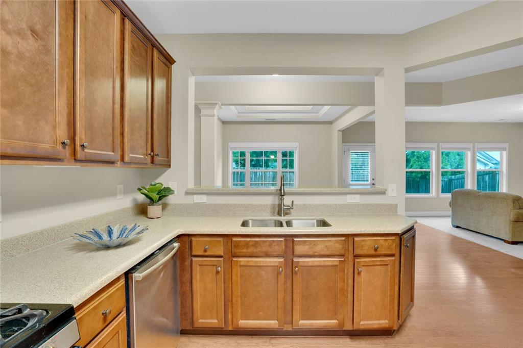 960 Verlander Trail Mableton, GA 30126 - Photo 14 of 30 a bathroom with a sink and a window