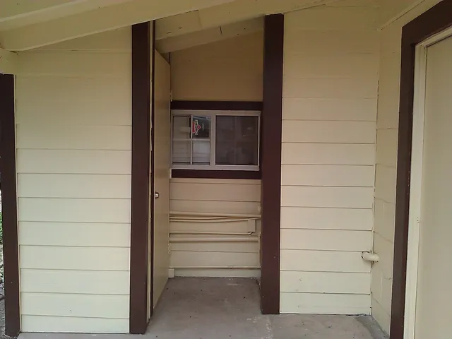 a view of front door