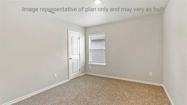 a view of a room with window