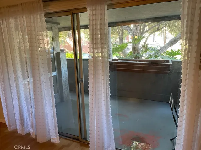 a view of outdoor space and balcony