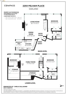 $989,000 | 2250 Pelham Place, Oakland, CA 94611