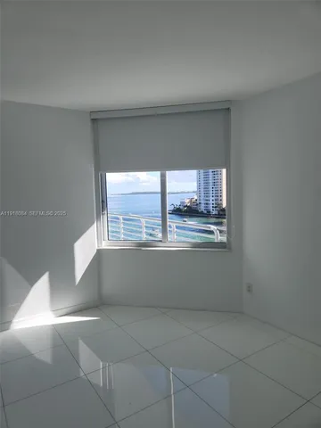 a view of a bathroom with a window