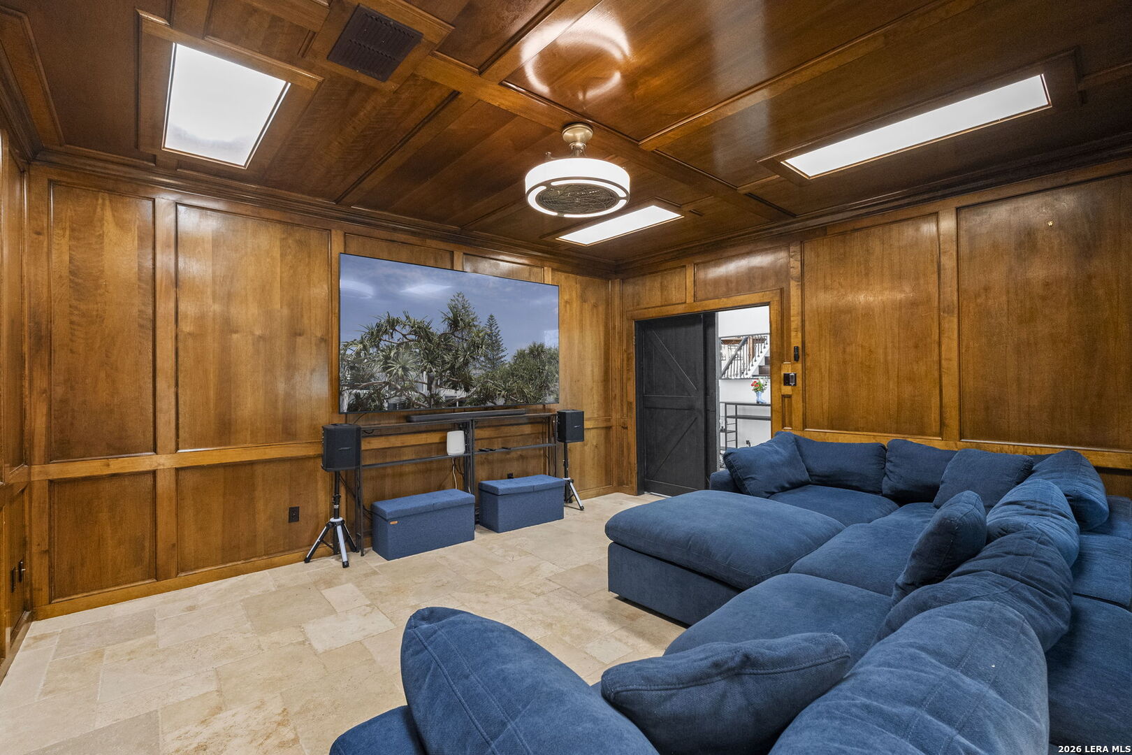 10918 Hunters Way Helotes, TX 78023 - Photo 26 of 49 a living room with furniture a ceiling fan and a window