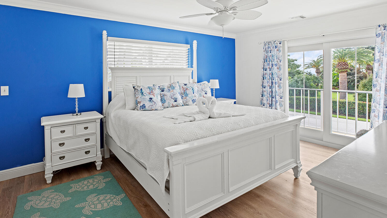220 15th Circle Key Colony Beach, FL 33051 - Photo 13 of 43 a bedroom with a bed and a large window
