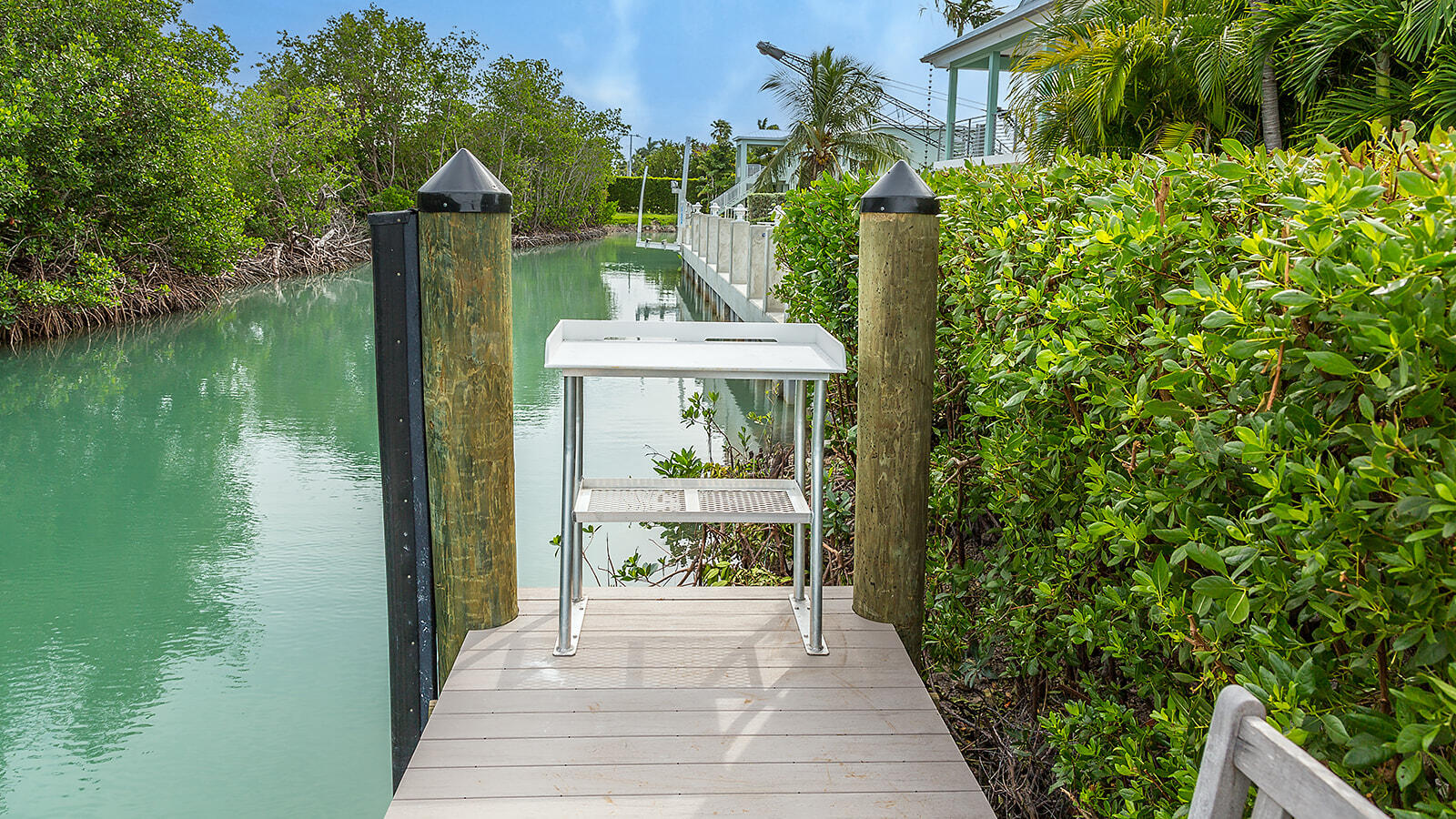 220 15th Circle Key Colony Beach, FL 33051 - Photo 26 of 43 a view of a small garden from a balcony