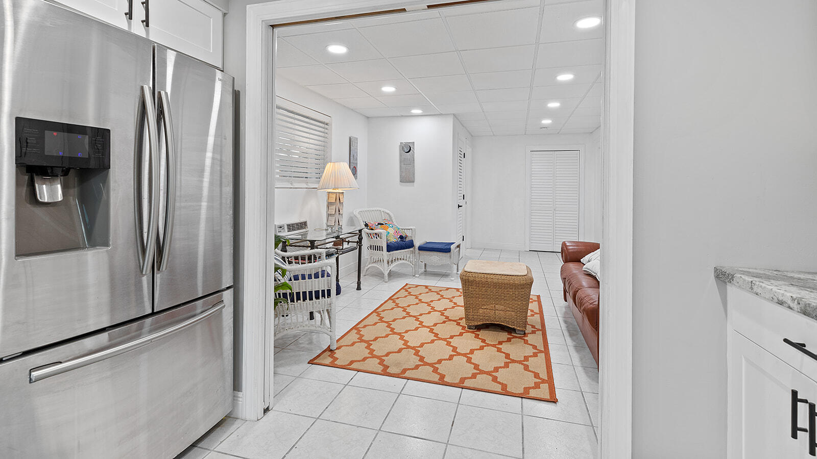 220 15th Circle Key Colony Beach, FL 33051 - Photo 27 of 43 a kitchen with stainless steel appliances a refrigerator and a stove top oven
