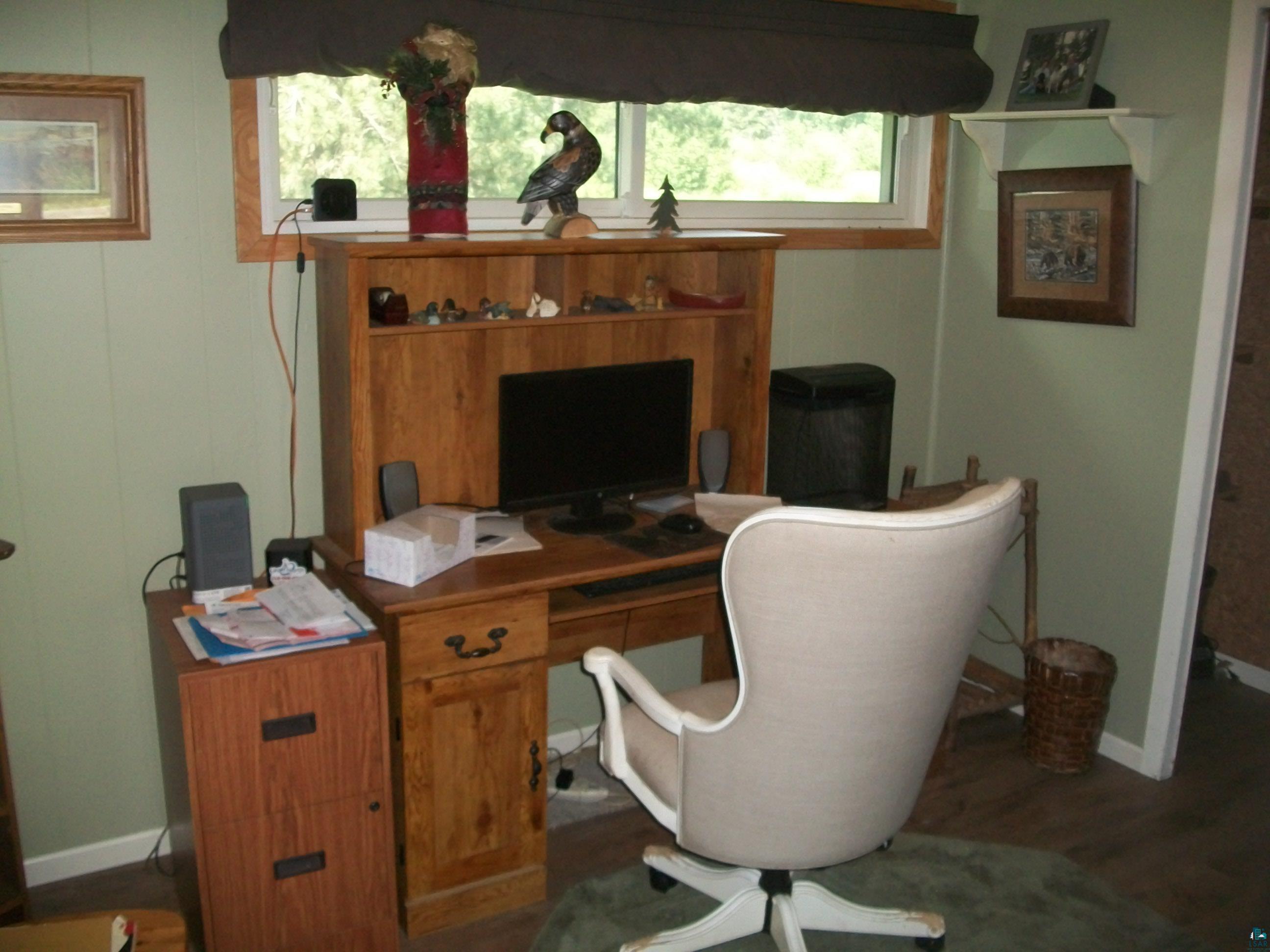 3917 Highway 5 Hibbing, MN 55746 - Photo 17 of 36 Office space with baseboards and wood finished floors