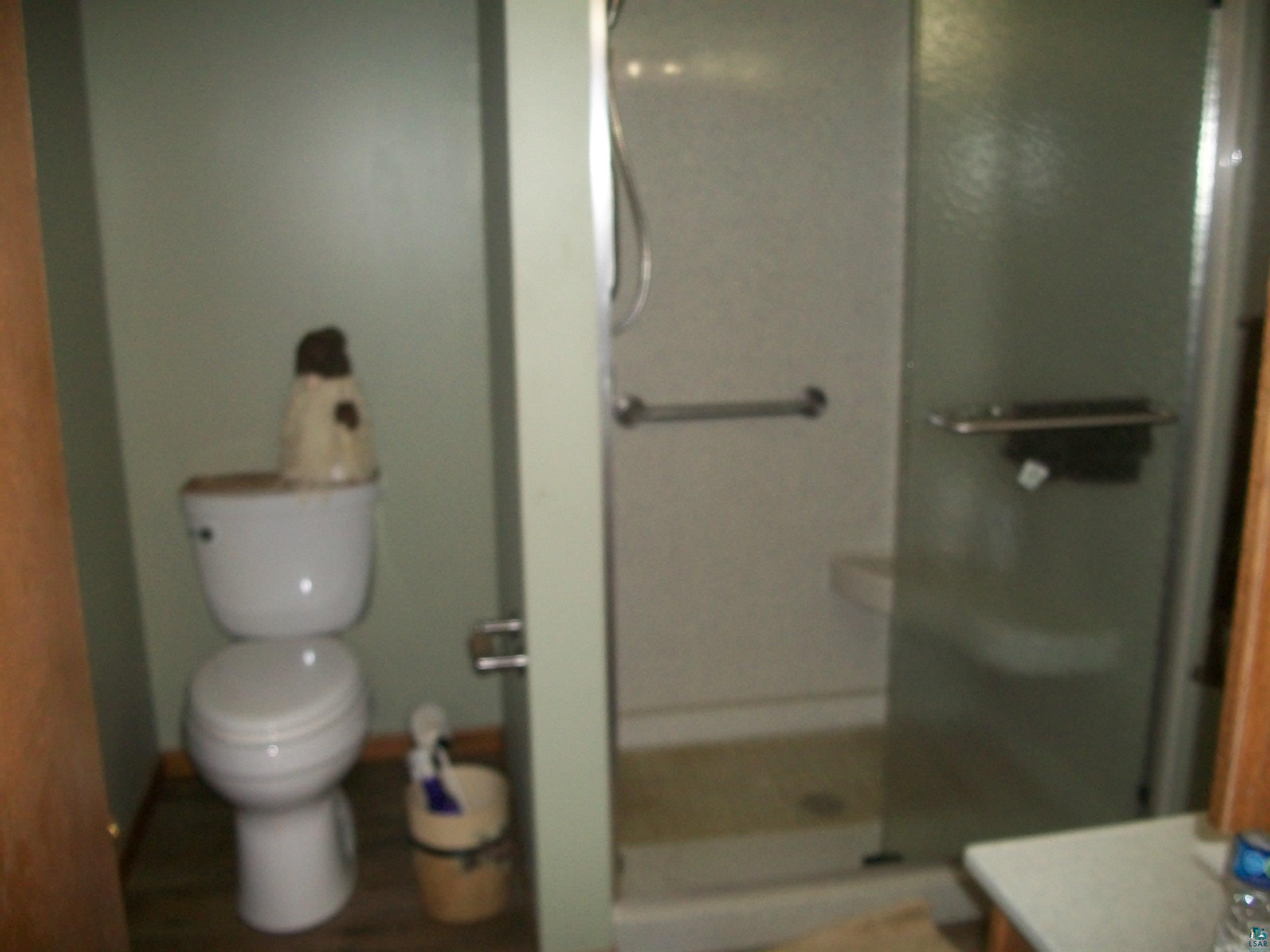 3917 Highway 5 Hibbing, MN 55746 - Photo 20 of 36 Full bathroom with toilet and a stall shower